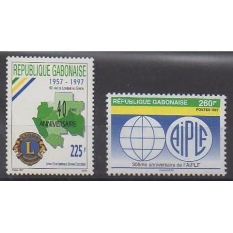 Gabon - 1997 - Nb 918/919