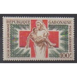 Gabon - 1965 - No PA36 - Santé ou Croix-Rouge