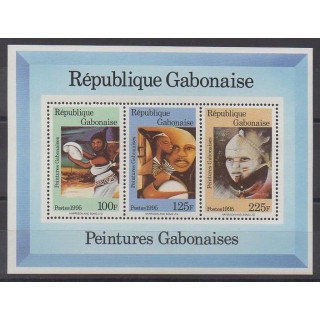 Acheter ce bloc-feuillet du Gabon de l'année 1995 (No BF Peintures).
