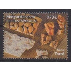 Spanish Andorra - 2023 - Nb 539 - Gastronomy - Christmas