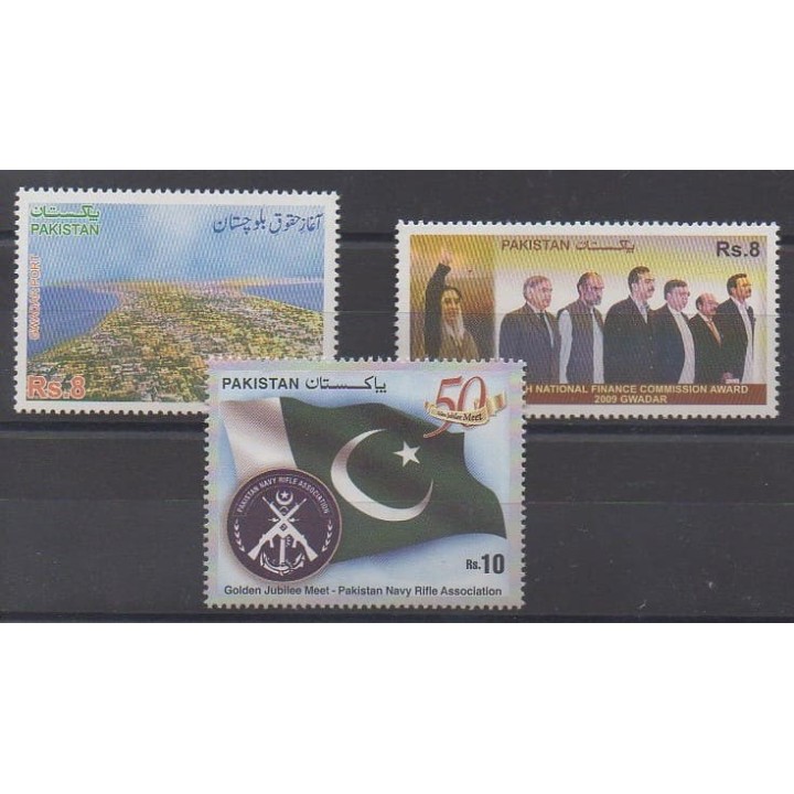 Acheter cette série de timbres duPakistan de l'année 2010 (No 1279/1281).
