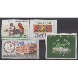 Buy this set of stamps of Pakistan of the year 2010 (Nb 1293/1295).