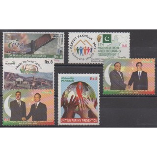 Buy this set of stamps of Pakistan of the year 2011 (Nb 1296/1301).