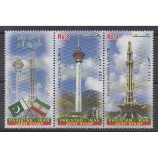Buy this set of stamps of Pakistan of the year 2011 (Nb 1315/1316).