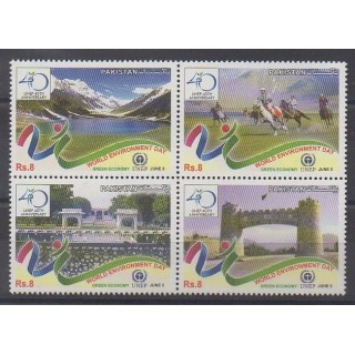 Acheter cette série de timbres duPakistan de l'année 2012 (No 1339/1342).