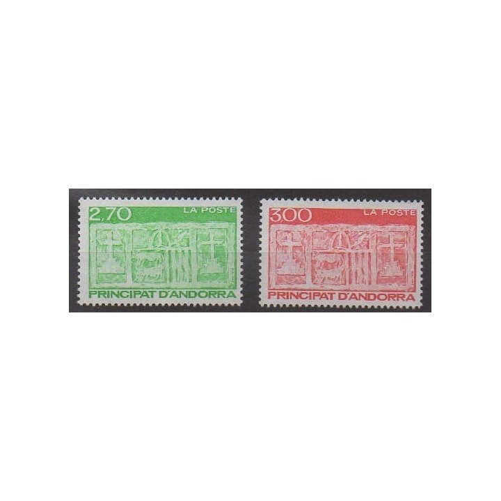Acheter cette série de timbres d'Andorre français de l'année 1996 (No 472/473).