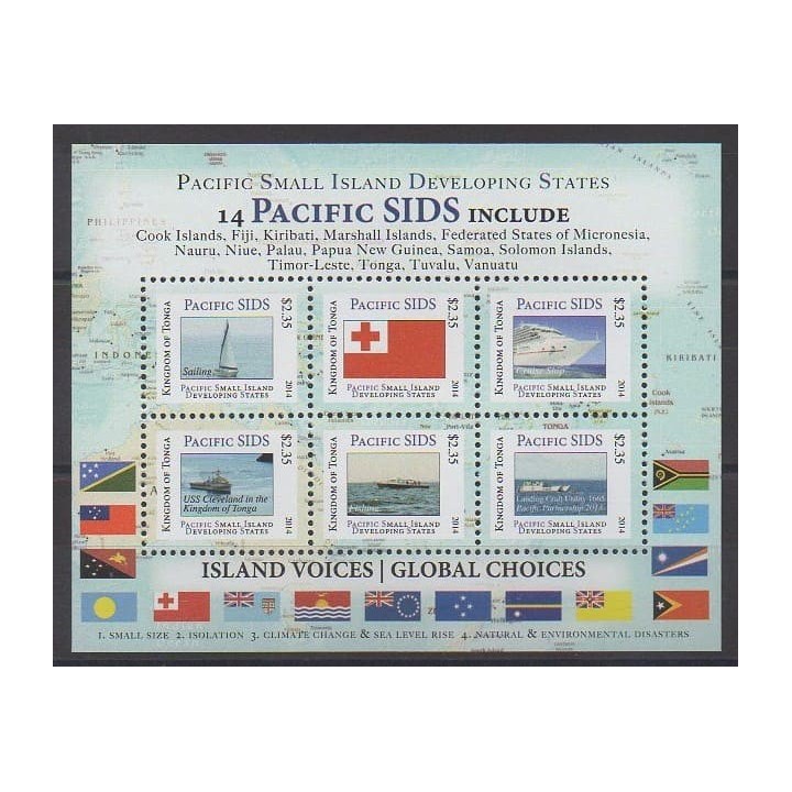 Acheter ce bloc-feuillet de Tonga de l'année 2014 (No BF71).