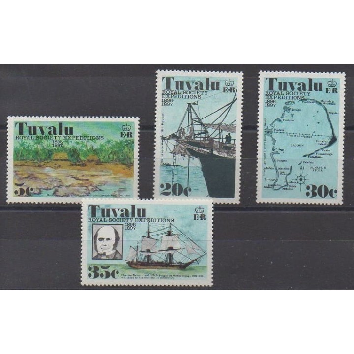 Buy this set of stamps of Tuvalu of the year 1977 (Nb 55/58).