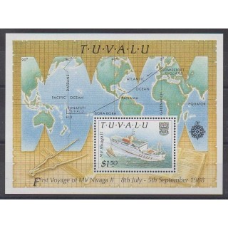 Buy this souvenir sheet  of Tuvalu of the year 1989 (Nb BF39).