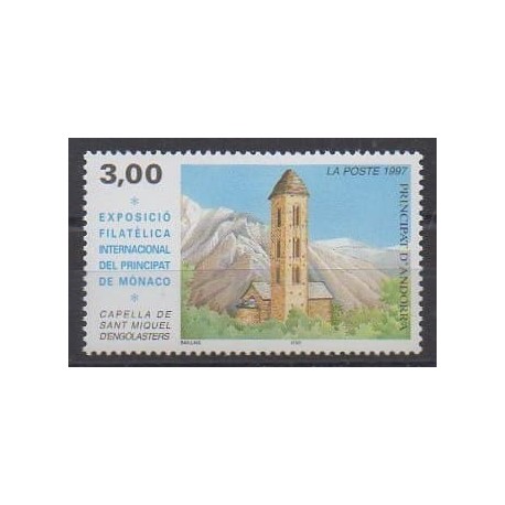 Andorre - 1997 - No 496 - Églises - Philatélie