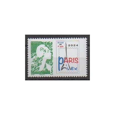 Bloc Doré Paris Philex – Timbres France 2024 – Édition Limitée