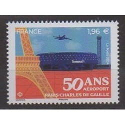 France - Poste - 2024 - Aéroport Paris-Charles de Gaulle - Planes