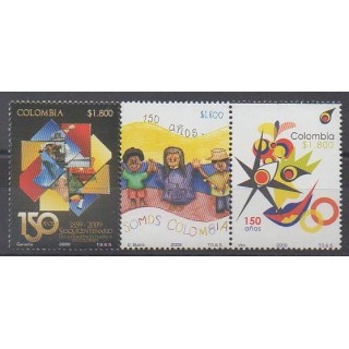 Buy this set of stamps of Colombia of the year 2009 (Nb 1528/1530).