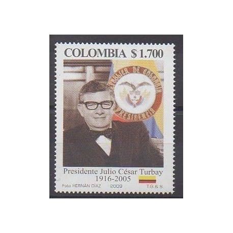 Colombie - 2009 - No 1477 - Célébrités