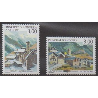 Acheter cette série de timbres d'Andorre français de l'année 1999 (No 519/520).
