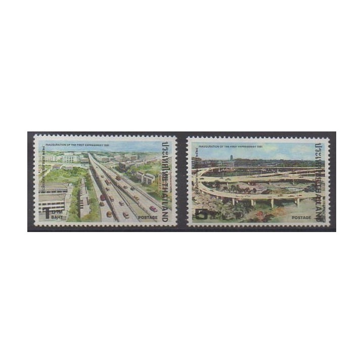 Buy this set of stamps of Thailand of the year 1981 (Nb 964/965).