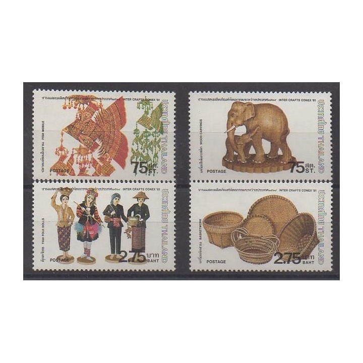 Buy this set of stamps of Thailand of the year 1981 (Nb 942/945).