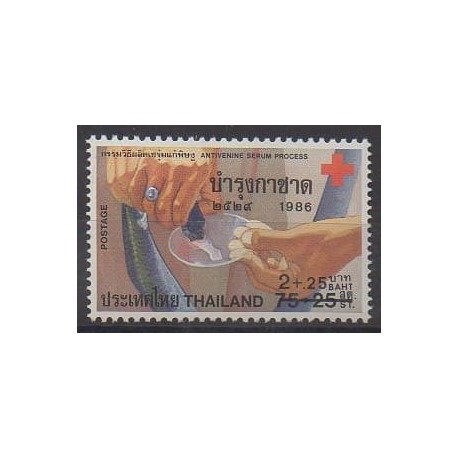 Thaïlande - 1986 - No 1139 - Santé ou Croix-Rouge
