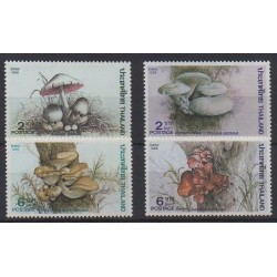 Thaïlande - 1986 - No 1161/1164 - Champignons