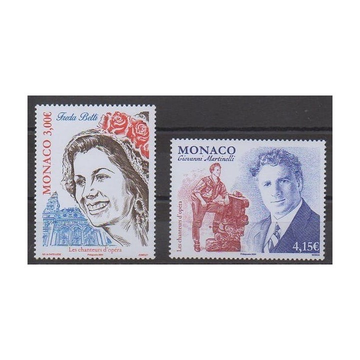Buy this stamp of Monaco of the year 2024 (Les chanteurs d'opéra).
