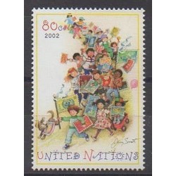 United Nations (UN - New York) - 2002 - Nb 871 - Childhood - Philately