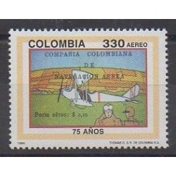 Colombia - 1995 - Nb PA898 - Planes - Stamps on stamps