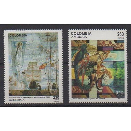 Colombie - 1992 - No PA851/PA852 - Peinture