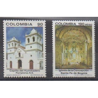 Acheter ces timbres de la Colombie de l'année 1991 (No PA834/PA835).