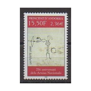 Buy this stamp of French Andorra of the year 2000 (Nb 539).