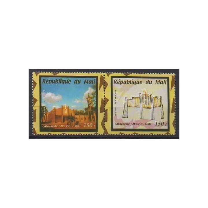 Buy this set of stamps of Mali of the year 1999 (Nb 1619/1620).