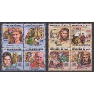 Acheter cette série de timbres du Mali de l'année 1999 (No 1621/1628).