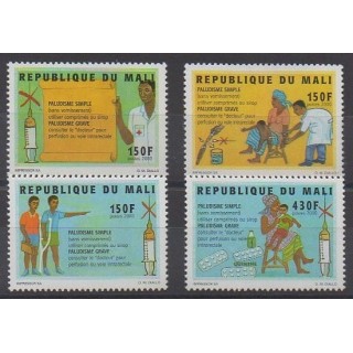 Acheter cette série de timbres du Mali de l'année 2000 (No 1814/1817).