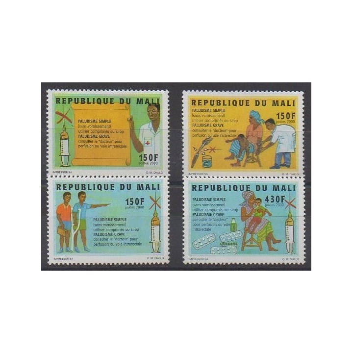 Buy this set of stamps of Mali of the year 2000 (Nb 1814/1817).