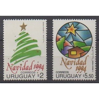 Buy this set of stamps of Uruguay of the year 1994 (Nb 1499A/1499B).