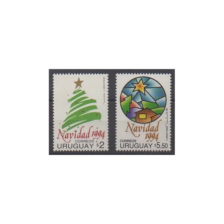 Buy this set of stamps of Uruguay of the year 1994 (Nb 1499A/1499B).