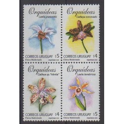 Uruguay - 2000 - Nb 1884/1887 - Flowers