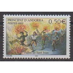 French Andorra - 2003 - Nb 581 - Folklore