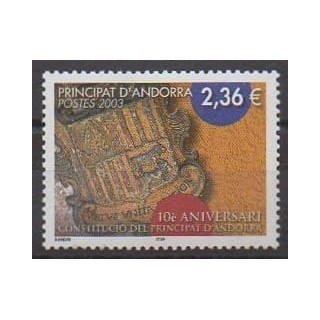 Acheter ce timbre d'Andorre français de l'année 2003 (No 577).