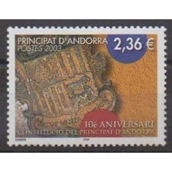 French Andorra - 2003 - Nb 577 - Various Historics Themes