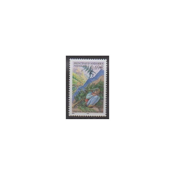 Acheter ce timbre d'Andorre français de l'année 2003 (No 576).