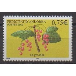 French Andorra - 2003 - Nb 585 - Fruits or vegetables