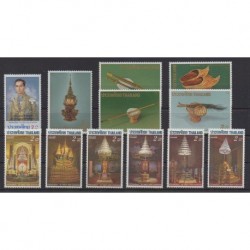 Thaïlande - 1988 - No 1231/1242 - Histoire - Royauté - Principauté