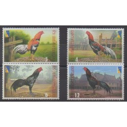 Thaïlande - 2001 - No 1969A/1969D - Oiseaux