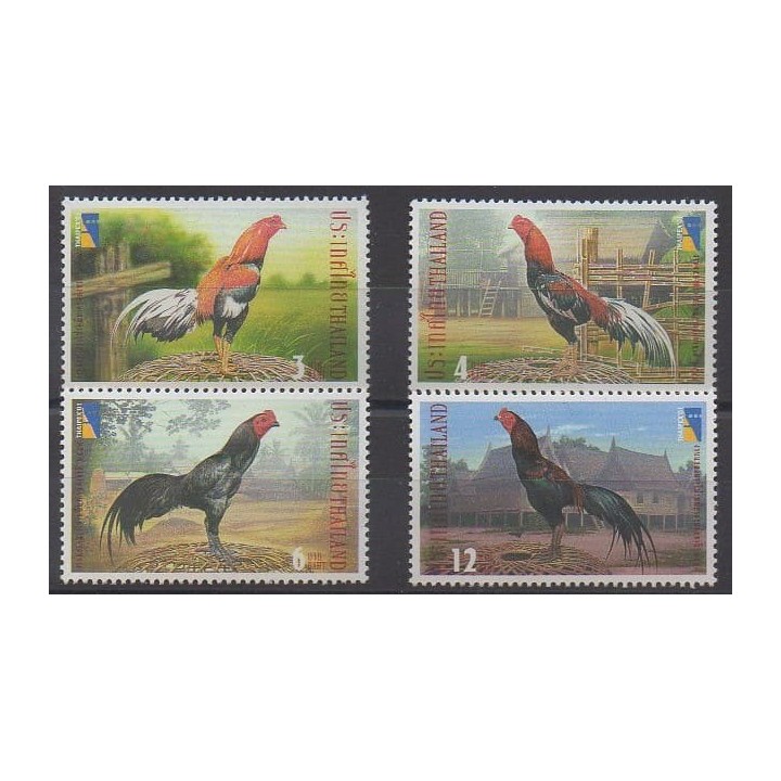 Buy this set of stamps of Thailand of the year 2001 (Nb 1969A/1969D).