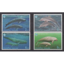 Thaïlande - 1998 - No 1828/1828C - Mammifères - Vie marine