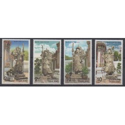 Thailand - 1998 - Nb 1808/1811 - Monuments