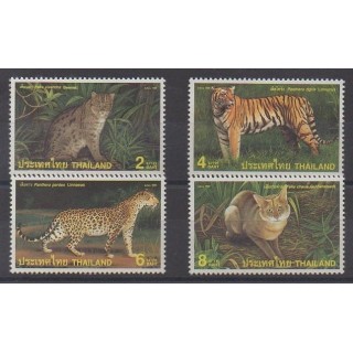 Acheter cette série de timbres de Thaïlande de l'année 1998 (No 1793/1796).