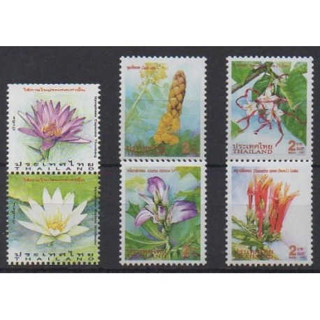 Thaïlande - 1997 - No 1720/1721 - 1736/1739 - Fleurs