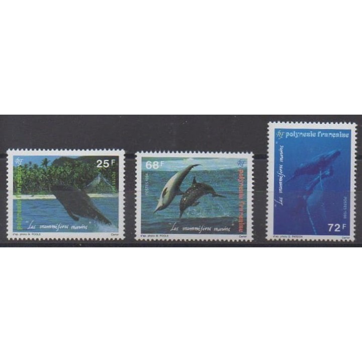 Acheter cette série de timbres de Polynésie de l'année 1994 (No 450/452).