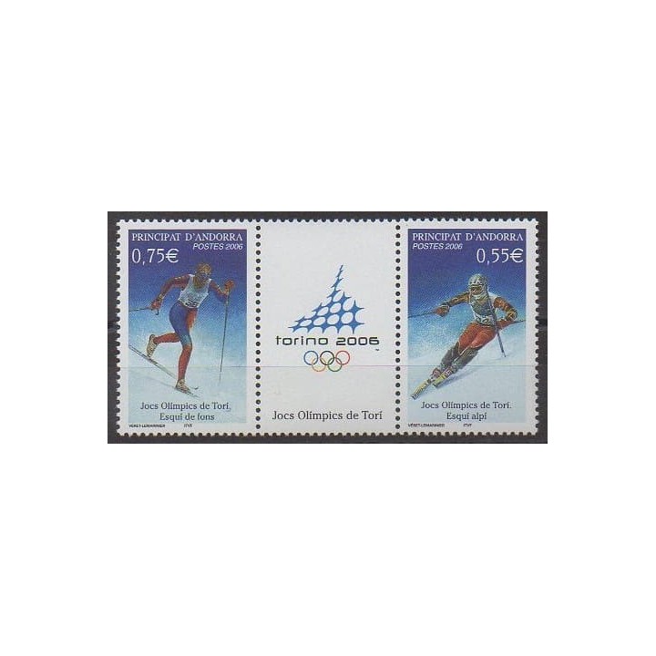Buy this set of stamps of French Andorra of the year 2006 (Nb 622/623).